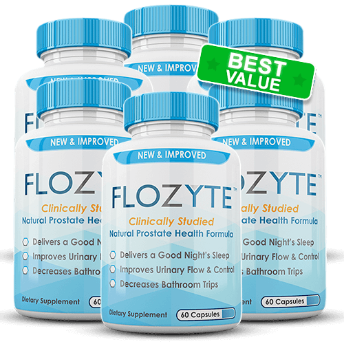 FloZyte - 6 Bottles for Prostate Health